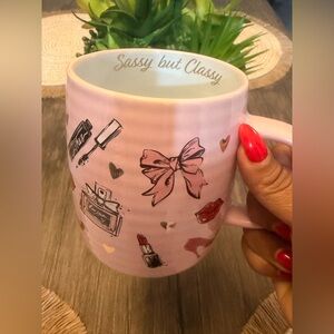 Pink Mug with Fashion Illustrations *Sassy But Classy ✨💃🏼